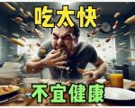 吃饭太快显著增加代谢紊乱的风险