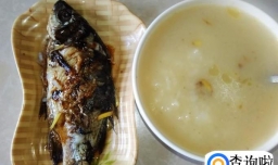 做好吃的野鲫鱼炖粥的做法