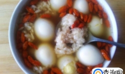 甜酒酿鹌鹑蛋糖水的做法