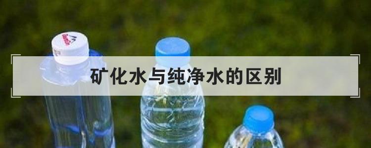 矿化水与纯净水的区别