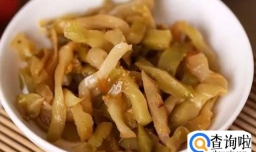 榨菜长黑点可以吃吗