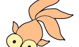 如何画简笔金鱼