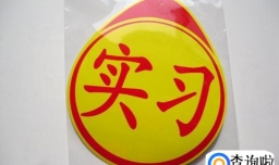 汽车实习标志使用注意事项