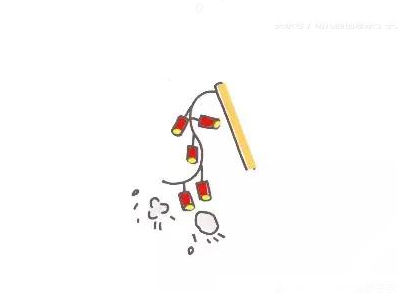 鞭炮简笔画
