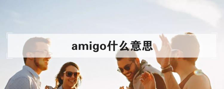 amigo什么意思