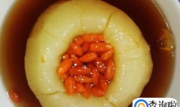 枸杞炖雪梨的做法