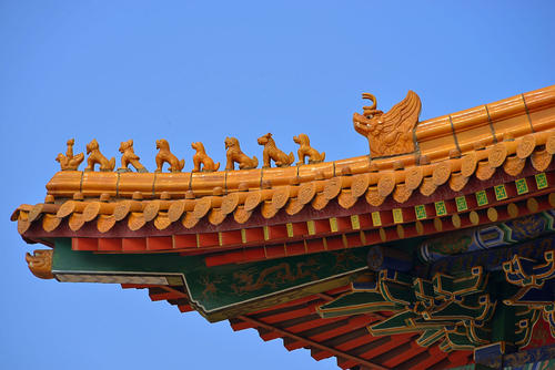 为什么故宫屋脊上有走兽