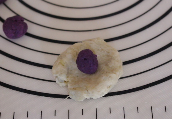 紫薯地瓜丸子的做法