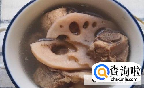 莲藕排骨汤的做法br