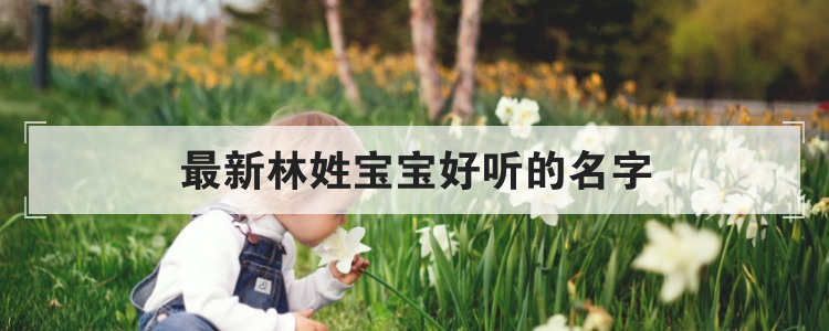 最新林姓宝宝好听的名字