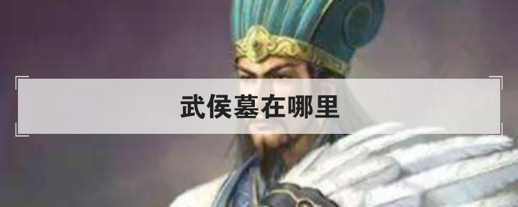 武侯墓在哪里