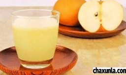 苹果梨子汁的营养价值