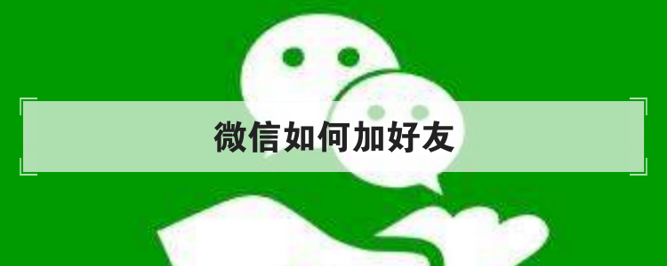 微信如何加好友