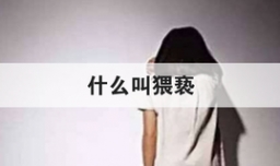 什么叫猥亵