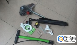 网购的折叠自行车按照教程