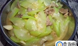 蒲瓜炒肉的家常做法