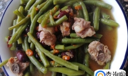 红枣豆角炖排骨的家常做法