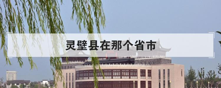 灵壁县在那个省市