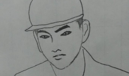 帅气的吴亦凡简笔画怎么画