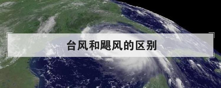 台风和飓风的区别