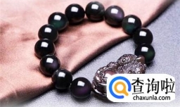 黑曜石貔貅手链佩戴方法