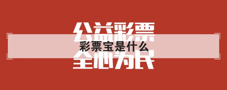 彩票宝是什么