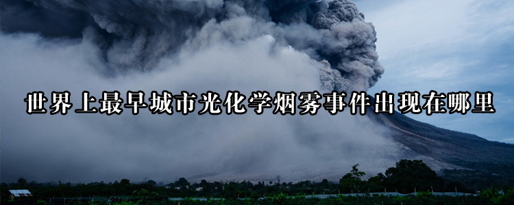 世界上最早城市光化学烟雾事件出现在哪里