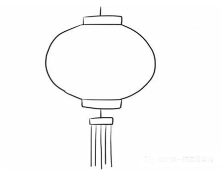 灯笼简笔画