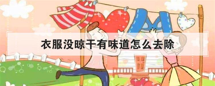 衣服没晾干有味道怎么去除