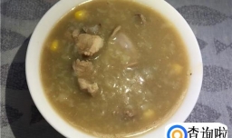 玉米猪肝瘦肉粥的美味做法