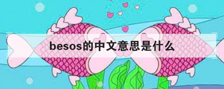 besos的中文意思是什么