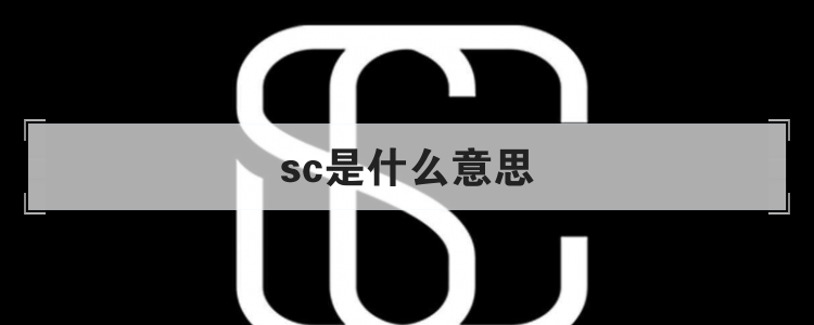 sc是什么意思