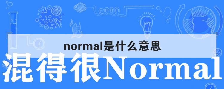 normal是什么意思