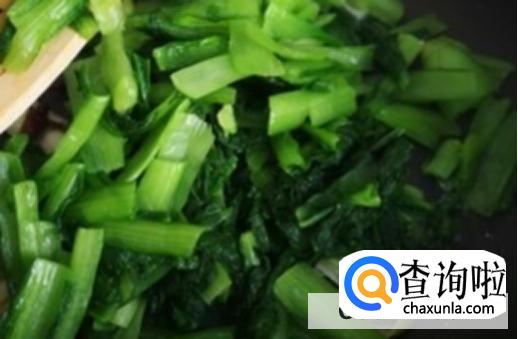 小白菜炖豆腐