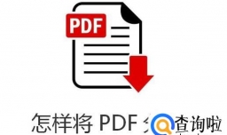 怎样将PDF分页