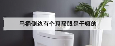 马桶侧边有个窟窿眼是干嘛的