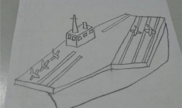 怎么画航空母舰