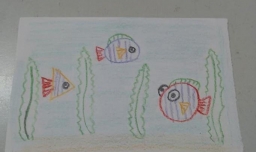 如何画一幅海底世界简笔画，怎么画海底的鱼？