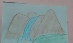 简笔画瀑布的画法