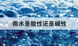 雨水是酸性还是碱性