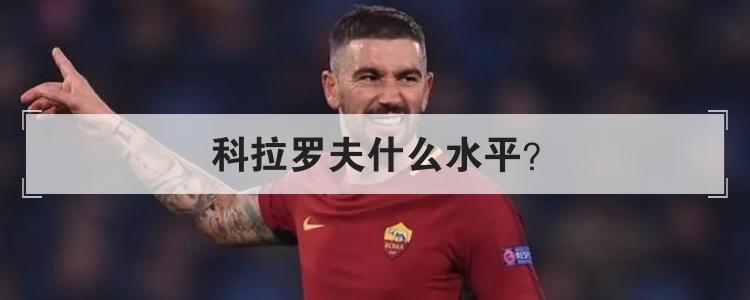 科拉罗夫什么水平？