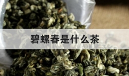 碧螺春是什么茶