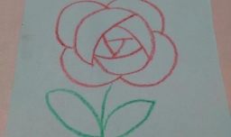 怎样画漂亮的玫瑰花