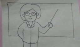 简笔画老师是怎么画的