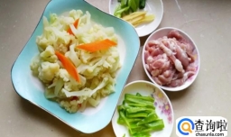 花菜炒肉片怎么做