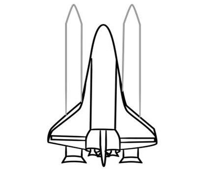 宇宙飞船简笔画