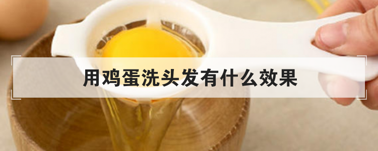 用鸡蛋洗头发有什么效果