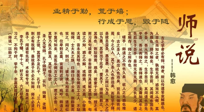 师说原文及翻译 