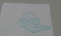 简笔画美丽的云彩