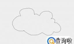 可爱云的简笔画教程